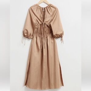 & Other Stories Womens Open Back Dress